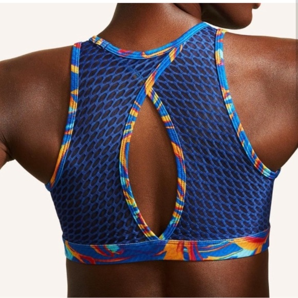 WITH For Peloton x Temi Coker High Neck Bra BHM BLM Limited Edition Large - Picture 2 of 5